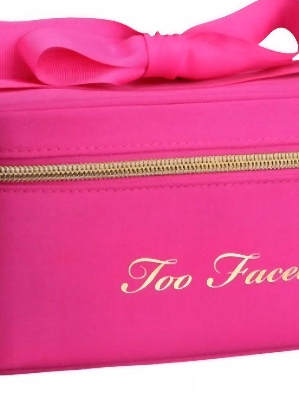Too Faced Pink Bow Cosmetic Bag + Better Than Sex Mascara NIB Beauty Bundle